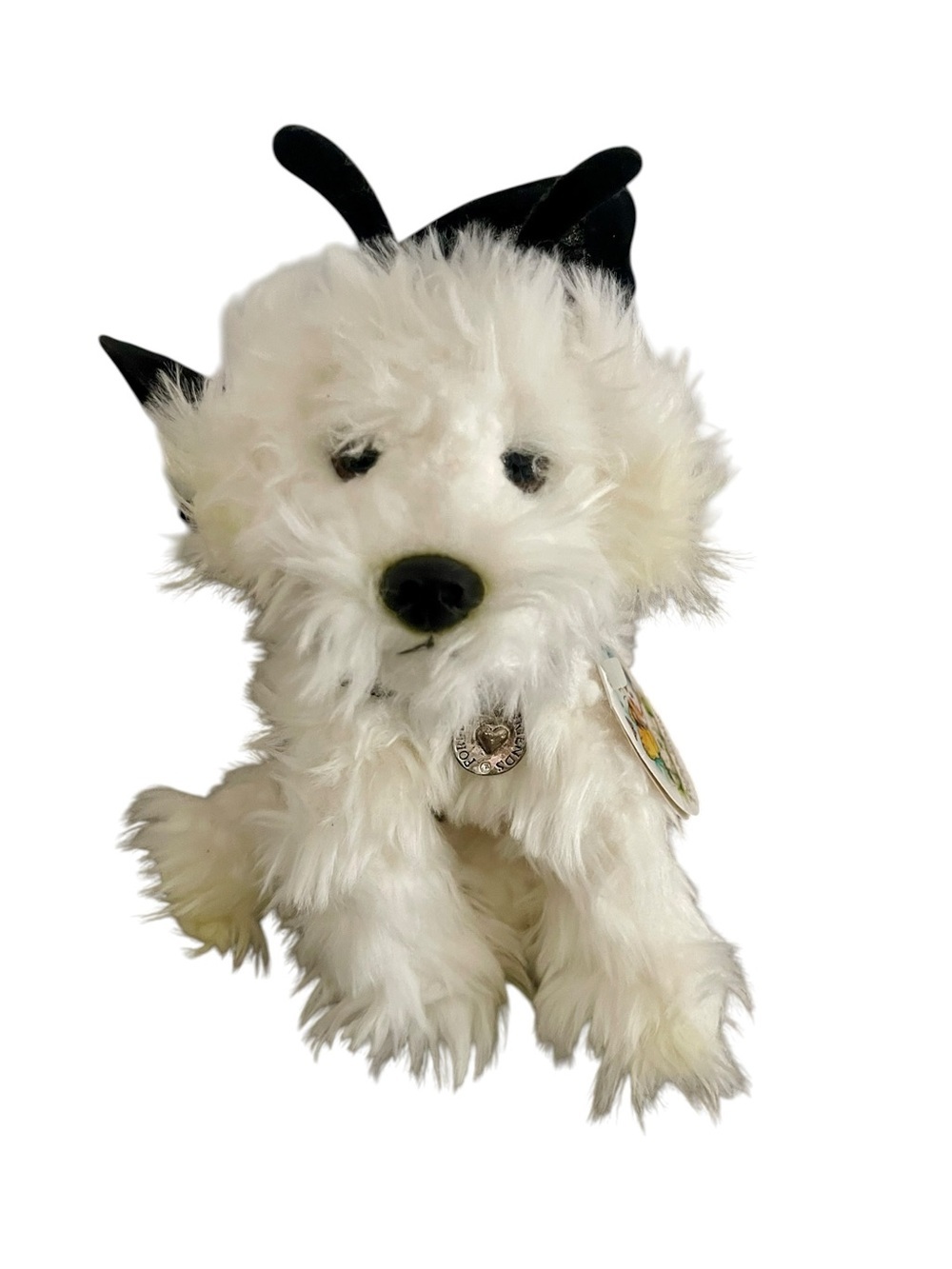 Aurora Puppillions White Puppy Dog Fairy Plush 2001 Forever Friends NWT